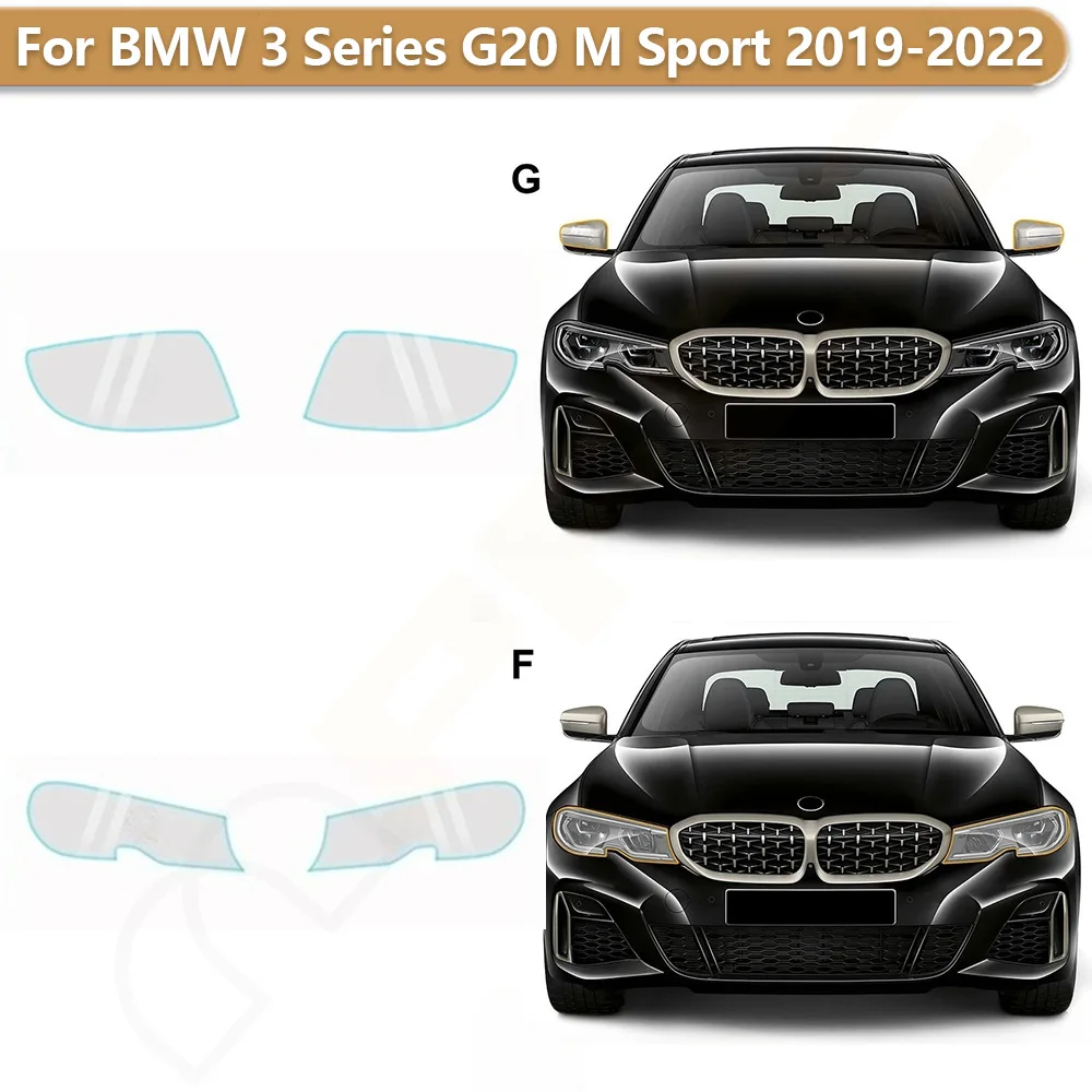 

Headlight Rearview Paint Protection Film For BMW 3 Series G20 M Sport 2019-2022 Pre-cut TPU PPF Bra Anti-scratch Clear Kit