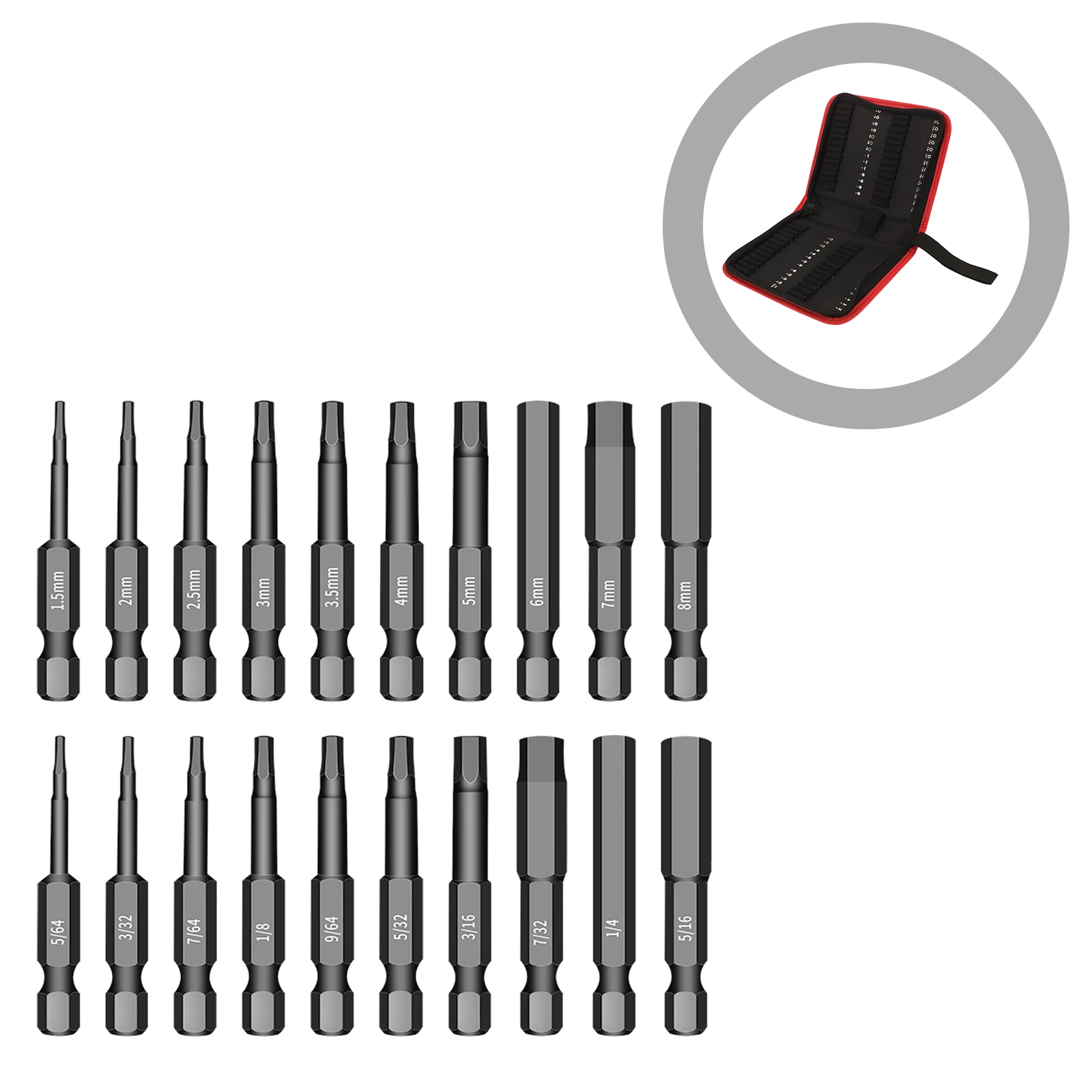 

55pcs Tool Large Capacity Oxford Cloth Storage Bag Tote Organizer Drill Bit Case Utility Zipper Utility Tool Bags Gadgets Men