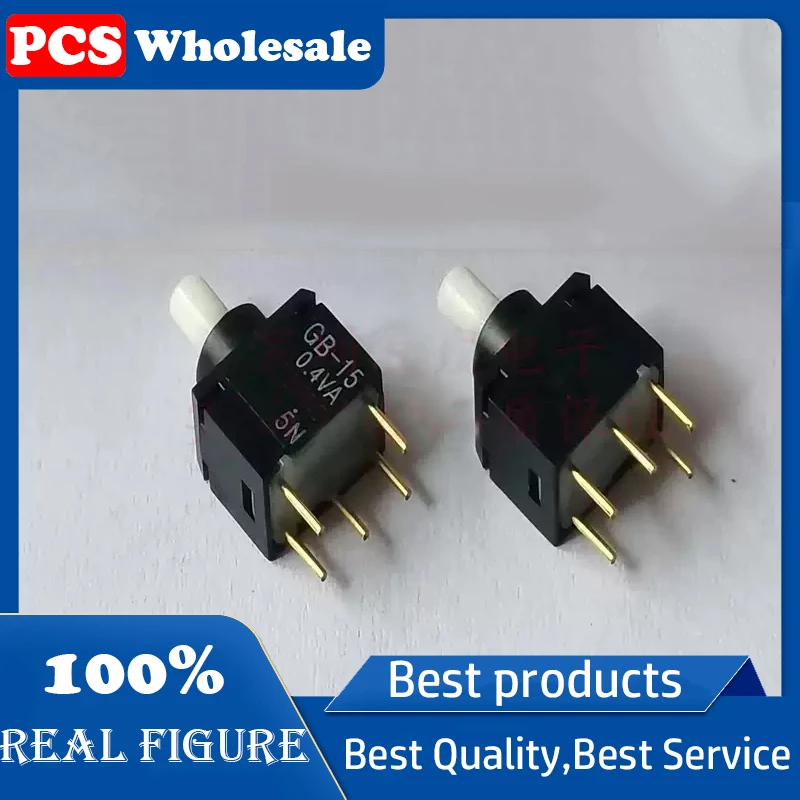 GB-15AP micro push-button switch self-resetting power button 0.4VA direct plug 5 pin