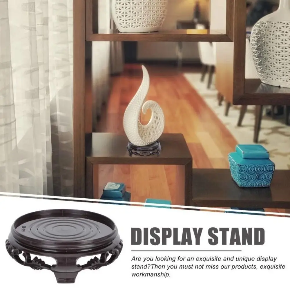 Base de plástico para maceta, bandeja redonda anticada para maceta, resistente a la corrosión, no se deforma fácilmente, alfombrilla para maceta para oficina