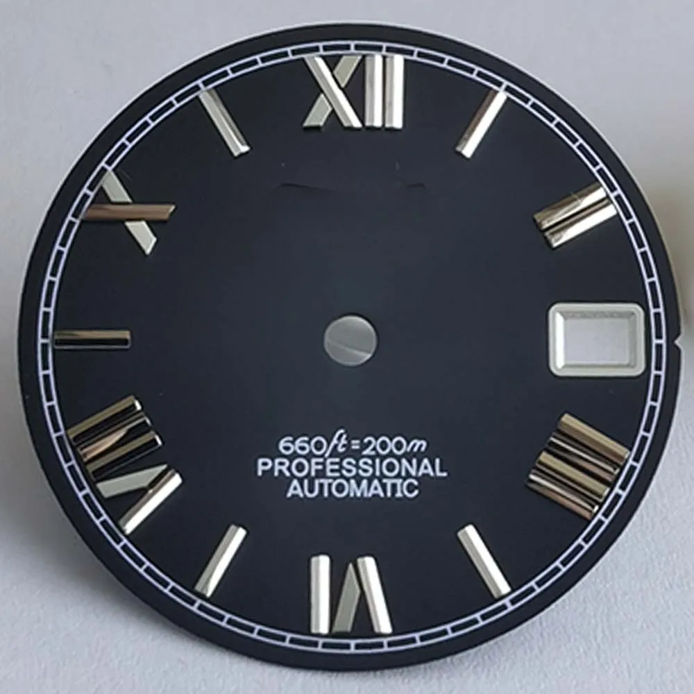 The new journal Sun Print Roman Literal S logo dial is 28.5mm suitable for NH35/36 movement