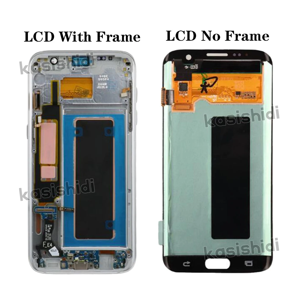 100% Tested 5.5\'\' Display For SAMSUNG Galaxy S7 edge G935 G935F SM-G935FD Lcd Touch Screen Digitizer Assembly Replacement Parts