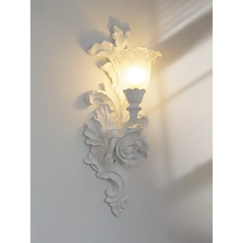 French wall lamp living room entrance corridor background engraving art lighting original high sense
