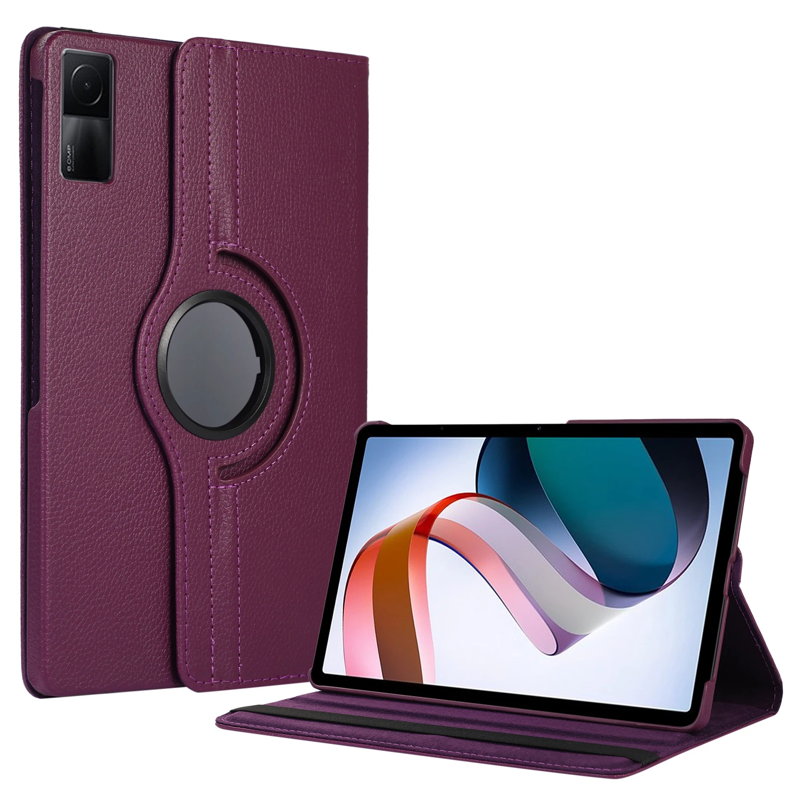 PUTPDB 360 Grad drehbare Hülle für Xiaomi RedMi Pad SE 11"8,7"10,61"12,1 PU-Leder Tablet-Abdeckung Mipad 5 6 11 6S Pro 12,4 Ständerhalter 7