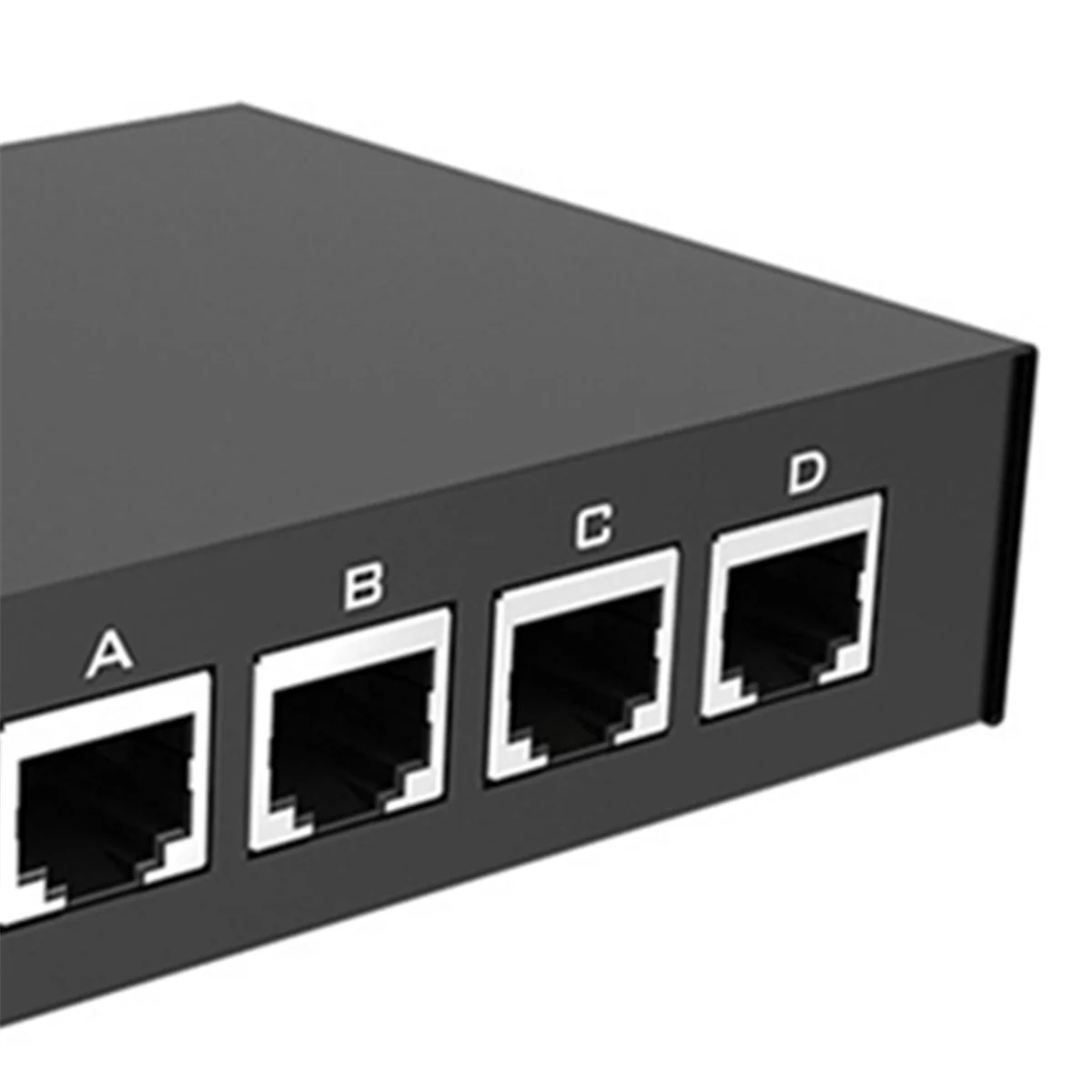ABJZ 4 في 1 خارج 100/1000Mbps محول شبكة جيجابت صغير 5 منافذ إيثرنت التبديل مقسم الإنترنت RJ45 محول الشبكة