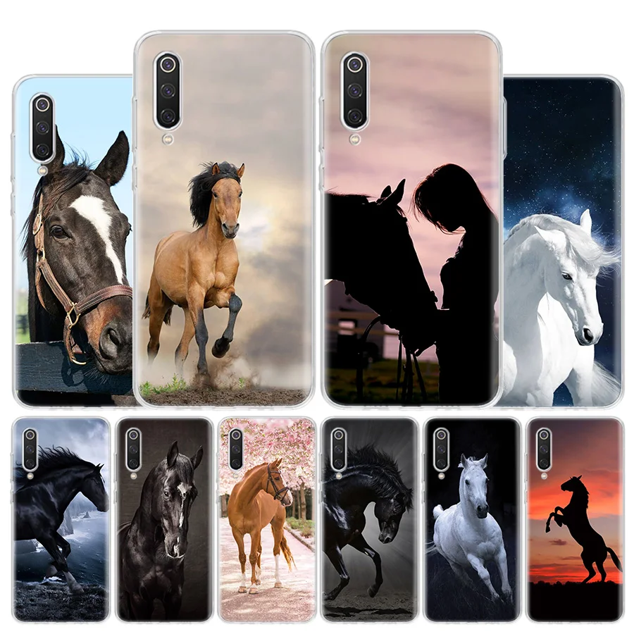 Horse Galloping Horse Phone Case For Xiaomi Poco X6 X5 X4 X3 Pro F6 F5 F4 Gt F3 F2 F1 M5S M5 M4 M3 M2 Nfc Soft Cover Shell X3 Pr