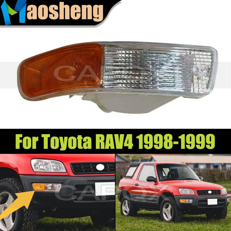 

Car Front Bumper Turn Signal Fog Lamp Light For Toyota RAV4 1998-1999 Foglight Foglamp