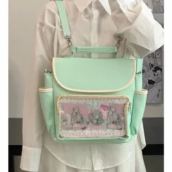 Ita Bag 2024 New Preppy Style Transparent Backpacks New Summer All Match School Bag for Teenage Girls display rucksack