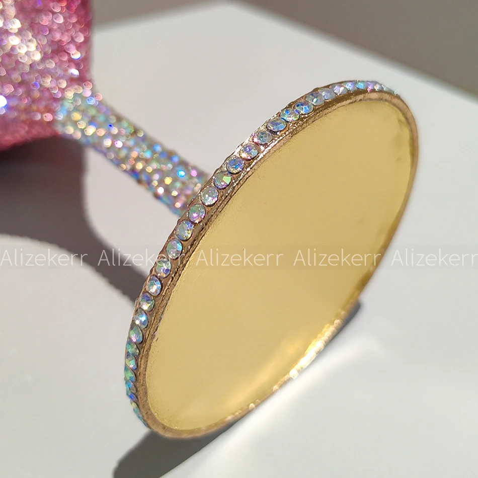 Alizekerr Goblet Diamond Evening Bags Women Boutique Unique Bling Rhinestone Metallic Clutch Purses And Handbags Wedding Party - view 6