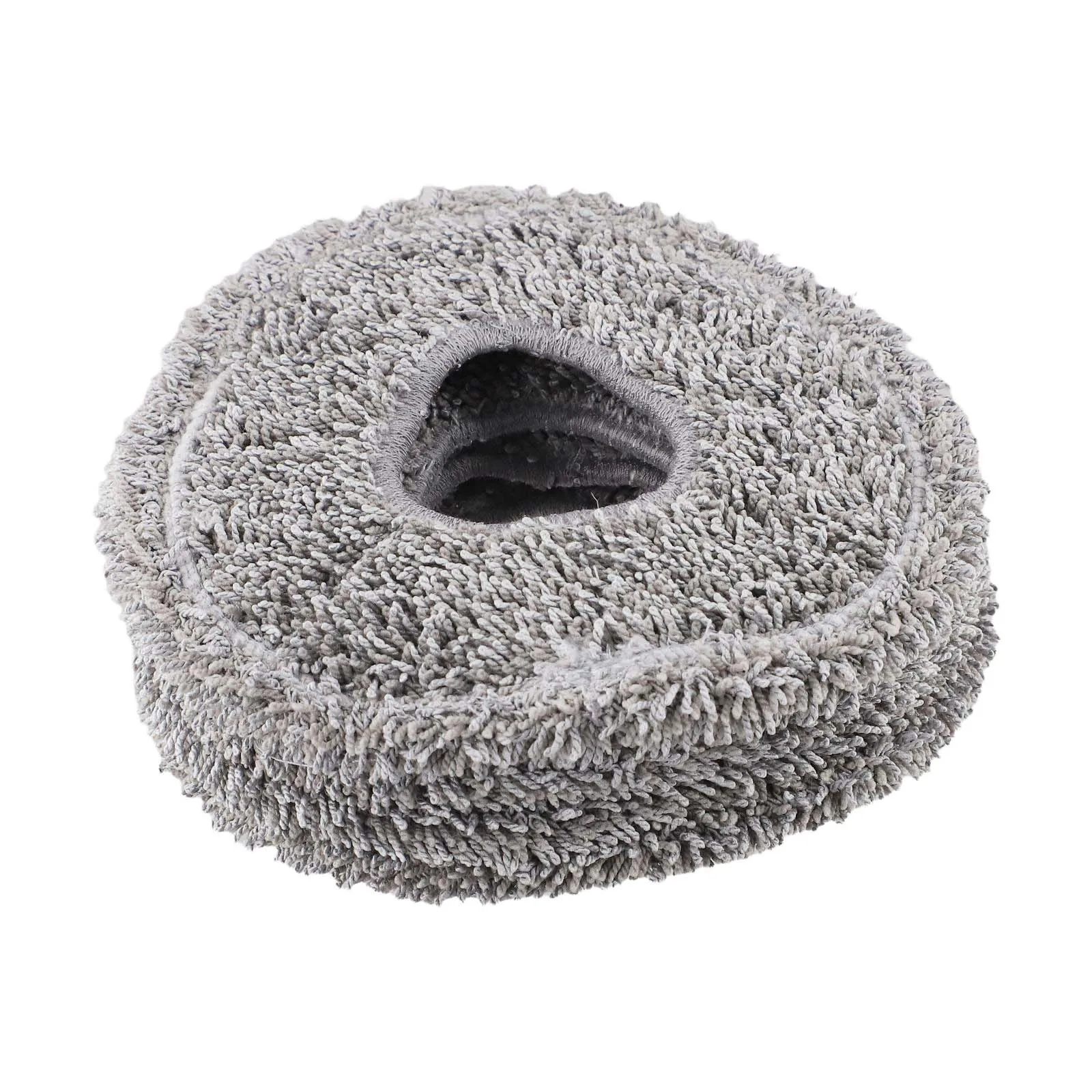 Gray Microfiber Mop Cloth Set Cleaning Solution Robot Vacuum Cloth Reusable Mop Cloth Convenient Cleaning Tool