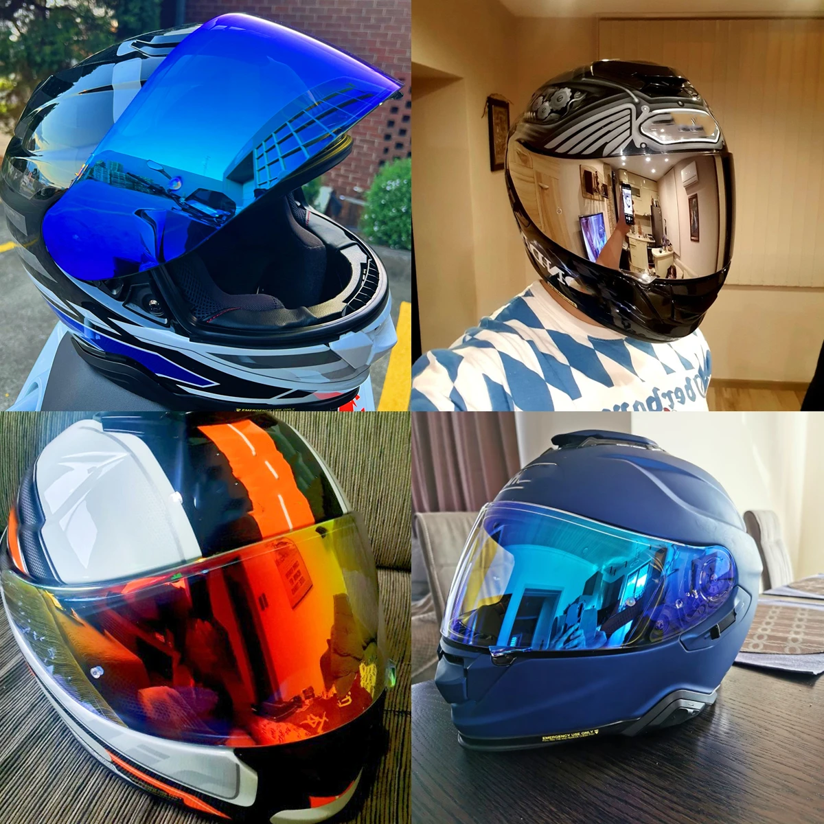 GT Air Visor for SHOEI Neotec CNS-1 GT Air 2 Helmet Shield Windshield Uv Cut Casco Moto Face Shield Visera