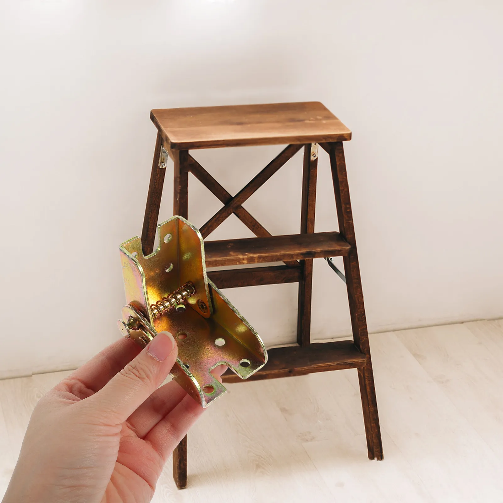 4 Pcs Folding Table Leg Hardware Chair Hinges Legs Bracket Self Locking Foldable Furniture