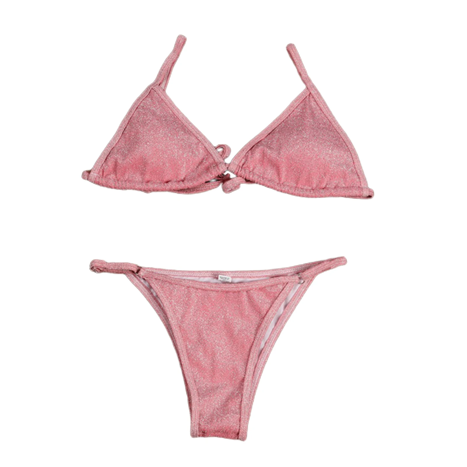 Bikini Suit Women's Top Bottom Swimwear Swimsuit 2-piece Bikini Set Thong Beach Triangle Push Up Bras Swimming Pool Beach Wear