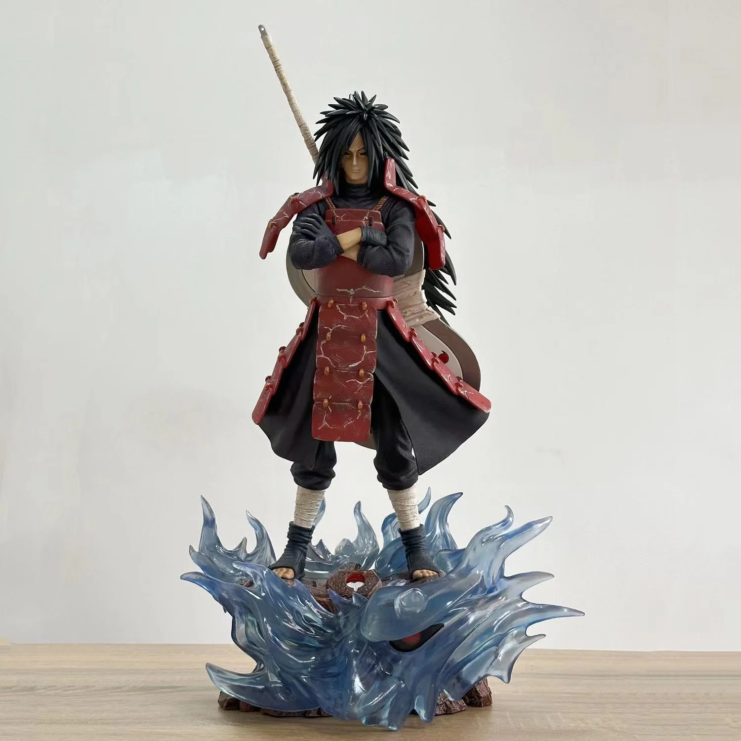 

62cm Anime Naruto Shippuuden Figure GK Kyuubi Susanoo Uchiha Madara Action Figurine PVC Statue Collectible Model Toys Gifts