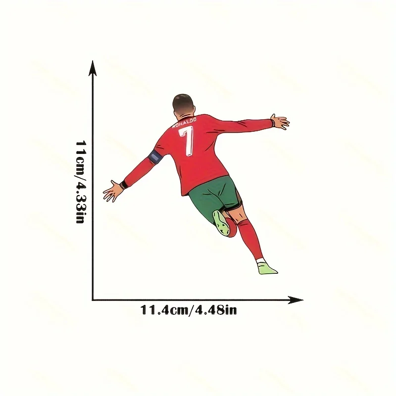 ملصق فينيل لاعب كرة القدم نجم كرة القدم؛ كريستيانو رونالدو