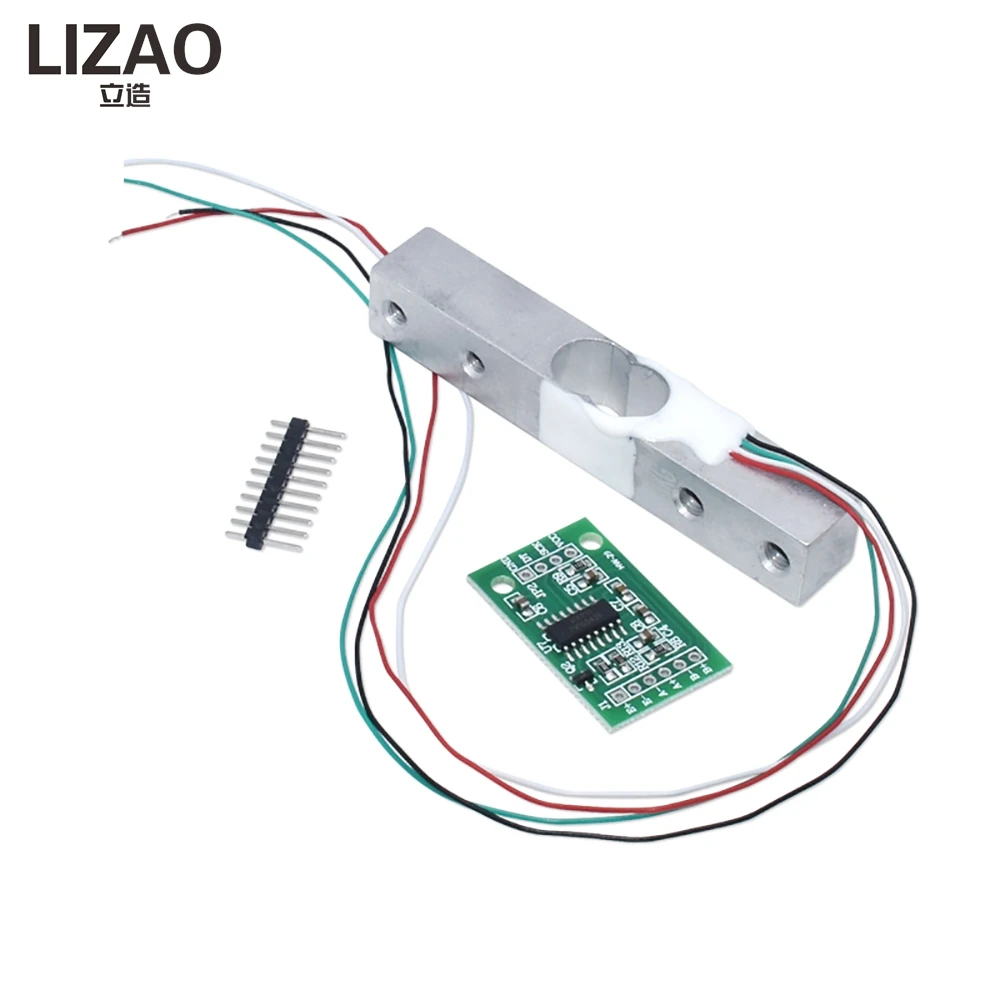 LIZAO Digital Load Cell Weight Sensor 1KG 5KG 10KG 20KG + HX711 Weighing AD Module for Electronic Kitchen Scale DIY