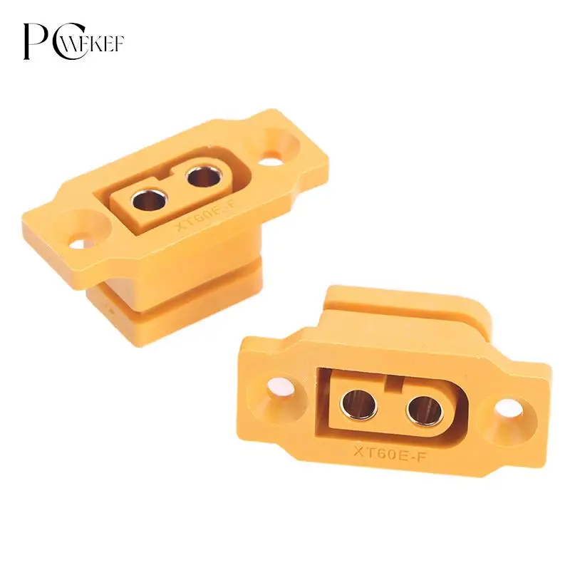 

2pcs/lot XT60E-F XT60 XT 60 DC500V 30A-60A Female Plug Gold Plated Connector Power Battery Connecting Adapter