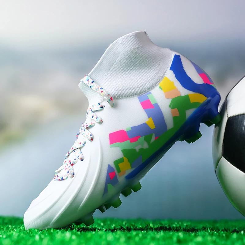 

2025 Football Shoes Zoom Superfly 9 Elite Fg Se Anti-slip Wear Comfortable Breathable Hard Natural Grass Football Shoes Sail Whi