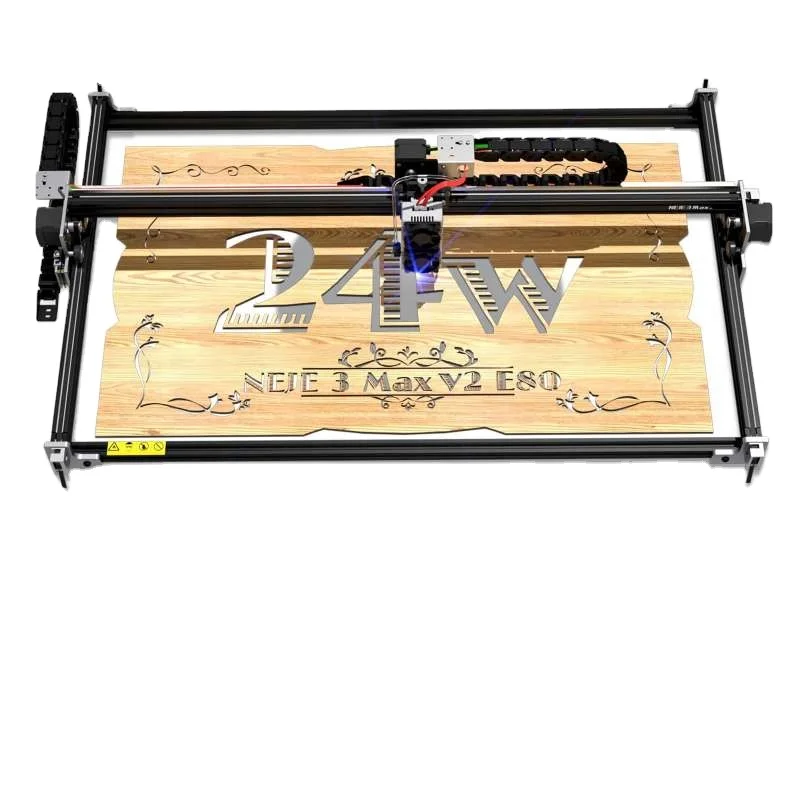 

Newest NEJE MAX 5C E80 24W with Extension Rail 1030*790mm Portable lase Printer Home Granite lase Engraving Wood Machine