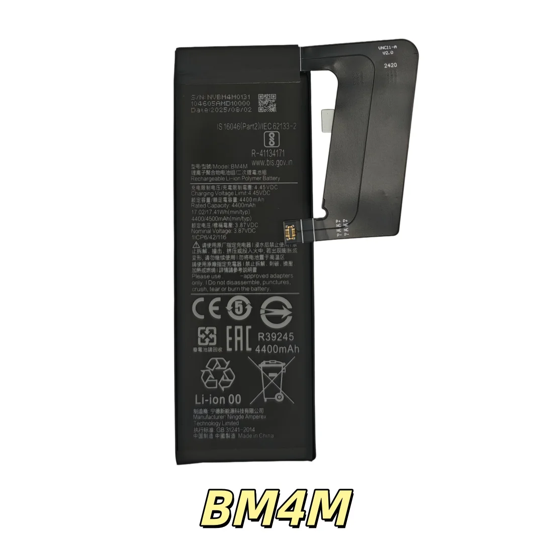 Fast Shipping High Quality 4500mAh Replacement Battery BM4M For Xiaomi Mi 10 Pro 5G 10Pro Phone Bateria Batteries +Tools