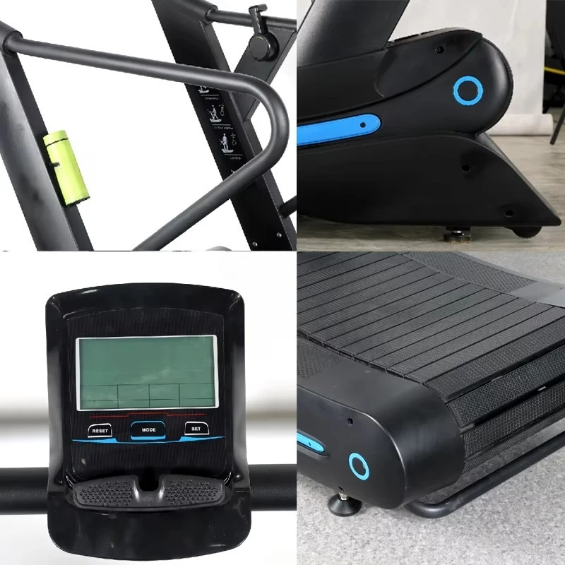 Factory Price Commercial  Non-Motorized Curved Treadmill High Quality Air Runner Equipment for Unpowered Fitness Machine