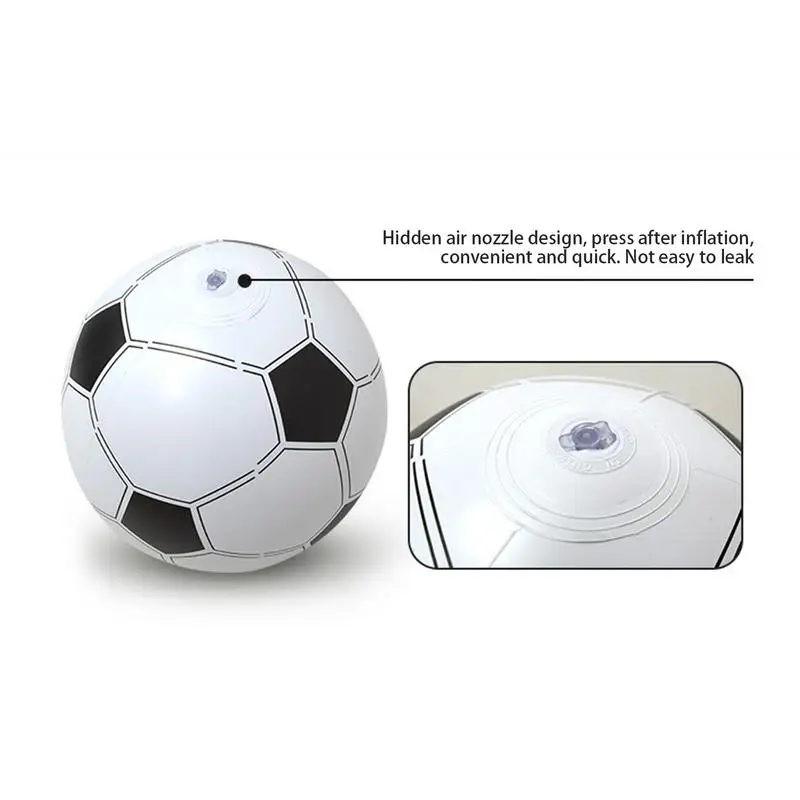 هدف كرة القدم، شبكة كرة قدم قابلة للنفخ، معدات تدريب محمولة مع كرة وأوتاد أرضية، ألعاب رياضية تفاعلية #4