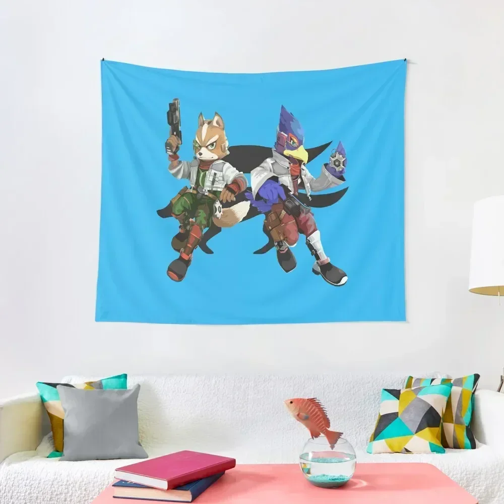 

Fox and Falco Tapestry Room Decor Cute Bedroom Decorations Decorative Wall Custom Tapestry