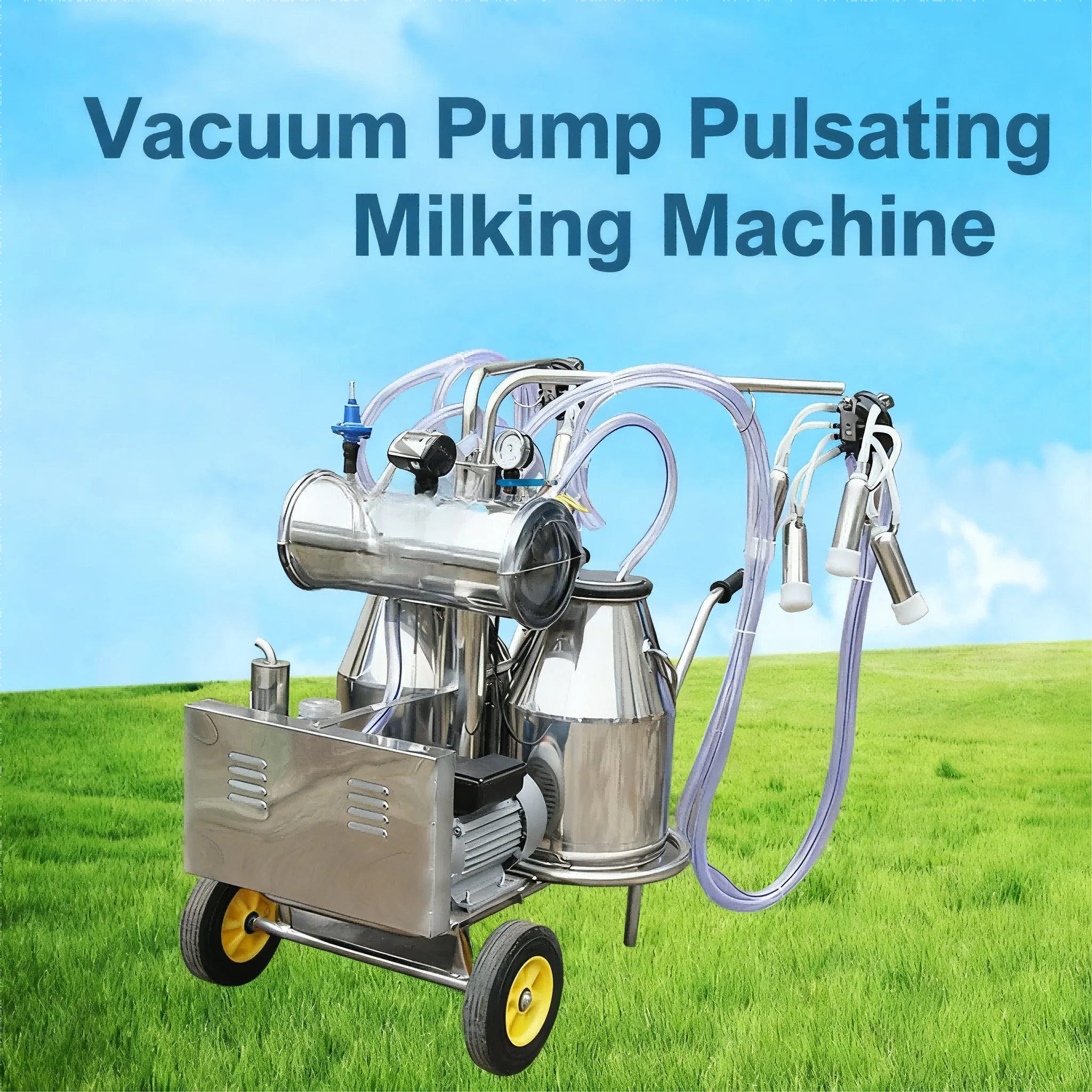 

Высокоточный электрический вакуумный доильный аппарат с регулируемой силой всасывания для коров, коз, овец, для фермерских хозяйств