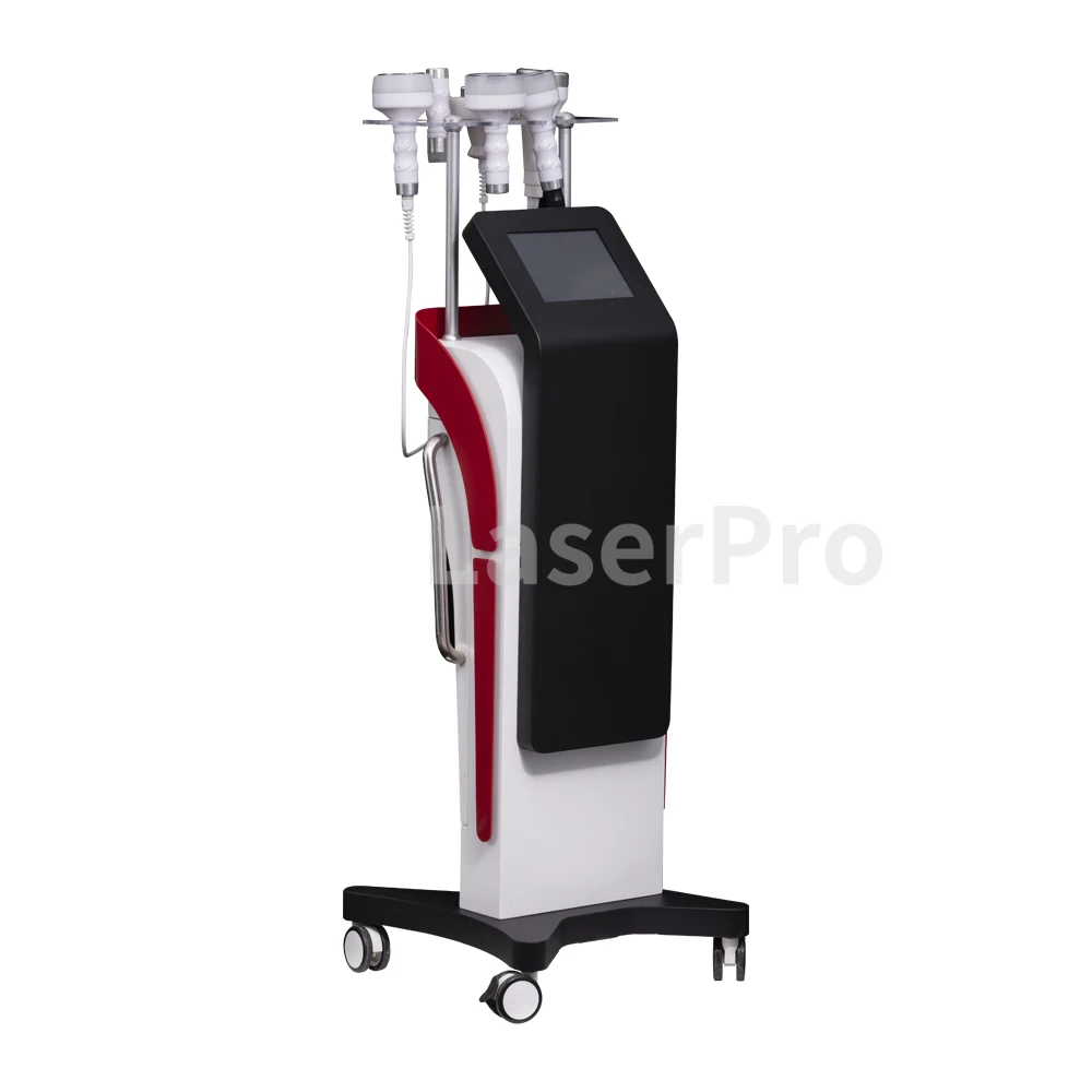 High Effective 6 In 1 Cavitation Vacuum Bio Brush Heating Machine 80K Body Slimming Body Rejuvenation Weight Loss Device