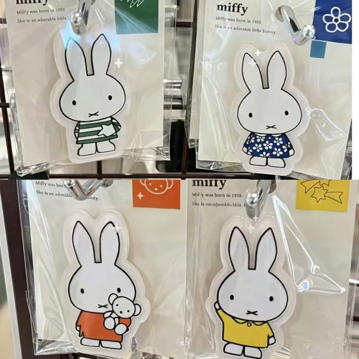 Miffy Cartoon Duckbill Clamp Put Up One's Hand Side Student Party Be All Match Broken Hairpin Lovely Kawaii Individuality Cute