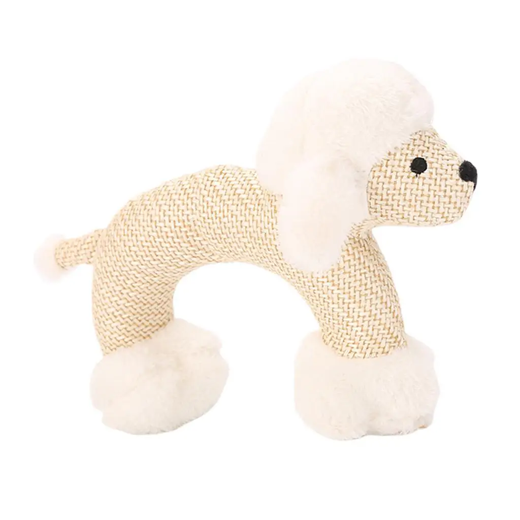 with Squeaker for Teething, Corduroy Dog Toys - Monkey/ Sheep/