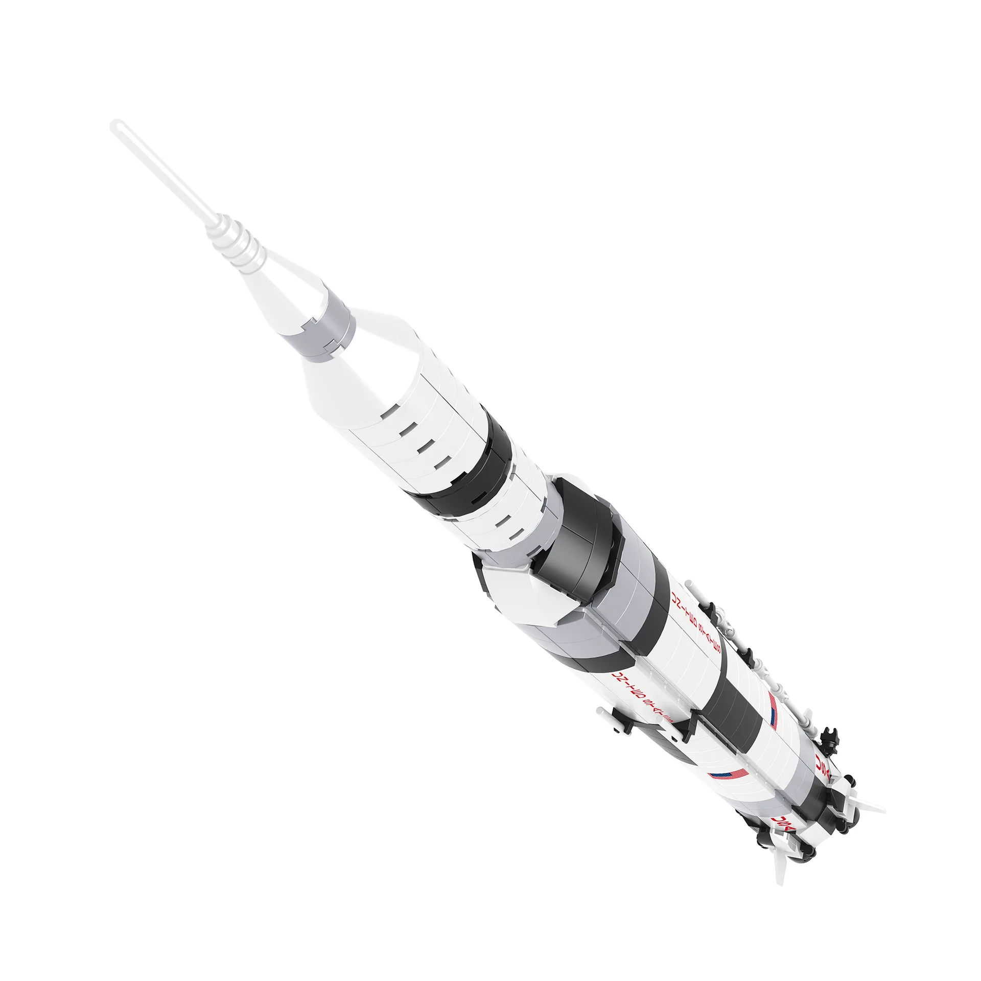 602PCS 59cm The Apollo Saturn V Building Blocks Space Rocket Idea 92176 Series Bricks Kid Toys For Children Birthday Gifts Boys