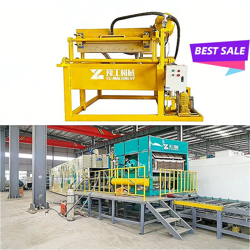 High Efficiency Rotary Egg Tray Making Line Multi Type Paper Tray Production Machine Integrated Pulp Molding Machine Customized