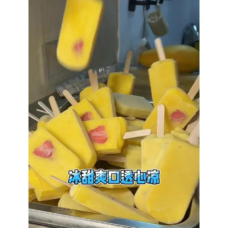 Handmade Popsicle Machine Fruit Yogurt Old Popsicle Machine Commercial Ice Cream Machine