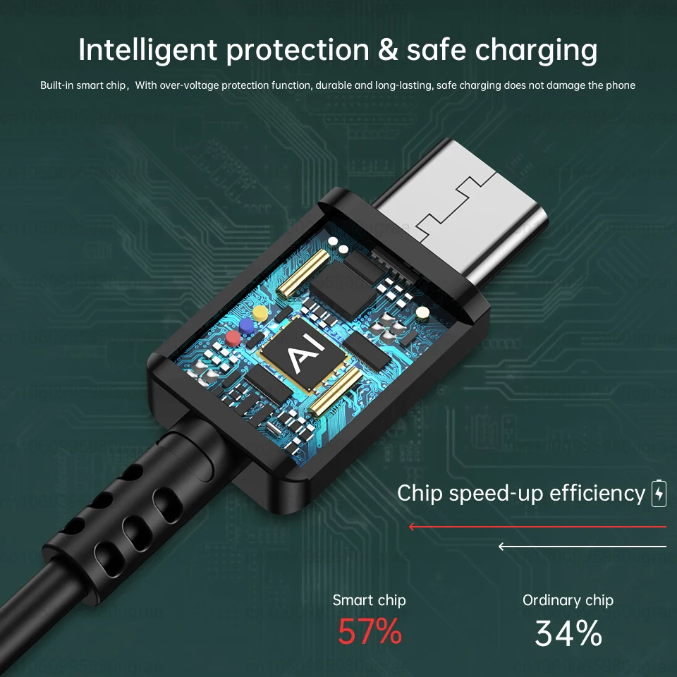 Original 15w Schnell ladekabel USB Typ C Datenleitung für Samsung Galaxy S10 plus S9 S8 Note9 Note8 A80 A70 A60 A50 A40 M14 Kabel – Detail 5