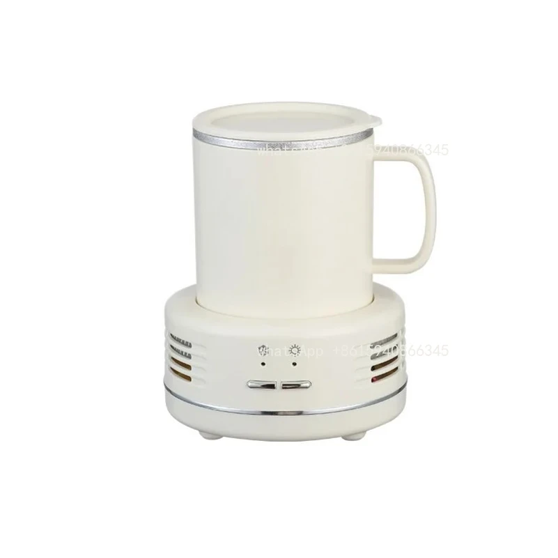 2 in 1 Cooling & Heating Mug Quick-Chilling Warmer Cooler Beverage Coffee Cup with 55°C Constant-Temperature for Home And Car