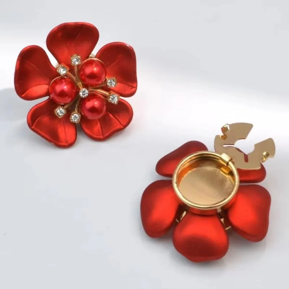 1pc Gifts Multifunctional Flowers Button Cover Button Clip Clothing Accessories Closure Flowers Cufflink DIY Shirt Button