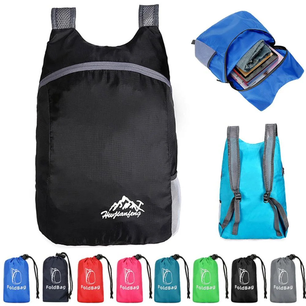 

Foldable Waterproof Outdoor Sports Backpack - Ultra Light Portable Travel Bag for Travel Camping Running Fitness Shopping