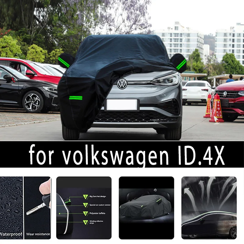 

For volkswagen ID.4X car protective cover Auto paint protection Sunscreen heat-insulating waterproof car clothing Car film