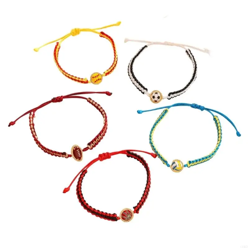 

CORD Handcrafted Athletic Wrist Accessory With Ball Sport Designs For Enthusiasts