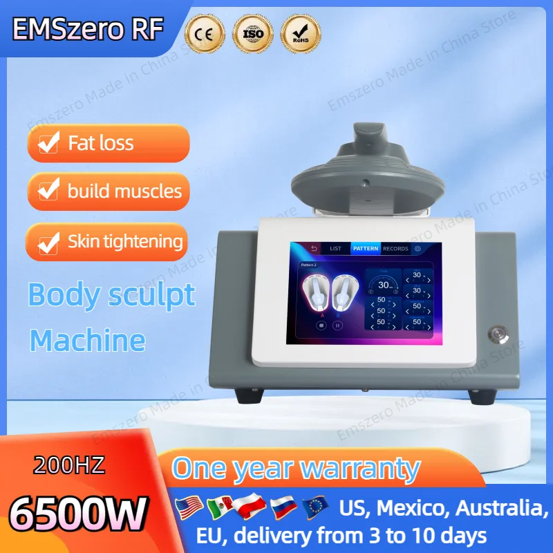 

Nova Upgrade 6500W EMS RF Body Sculpting Machine Emszero NEO Professional Hi-emt Body Contouring Device with 200HZ