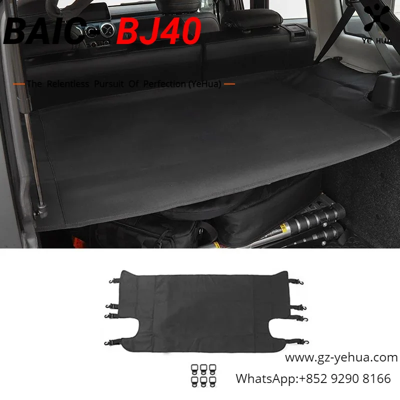 For Baic BJ40 Ickx K2 2021-2022 Retrofitting the Shelter Curtain Car Accessories Canvas and Storage Partition Stowing Tidying