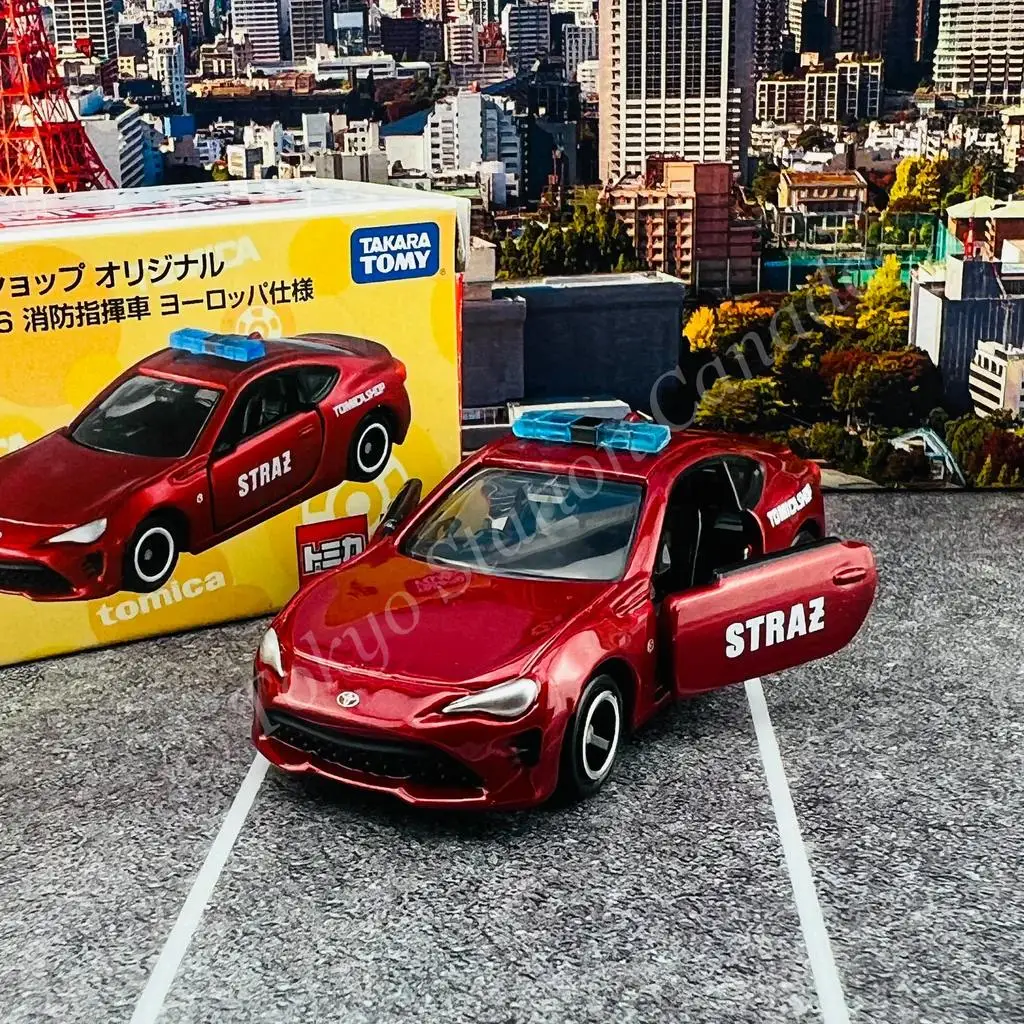 Tomica 50th Anniversary Tomica Shop Takara Tomy Mall Original Toyota 86 Fire Command Truck European Specifications