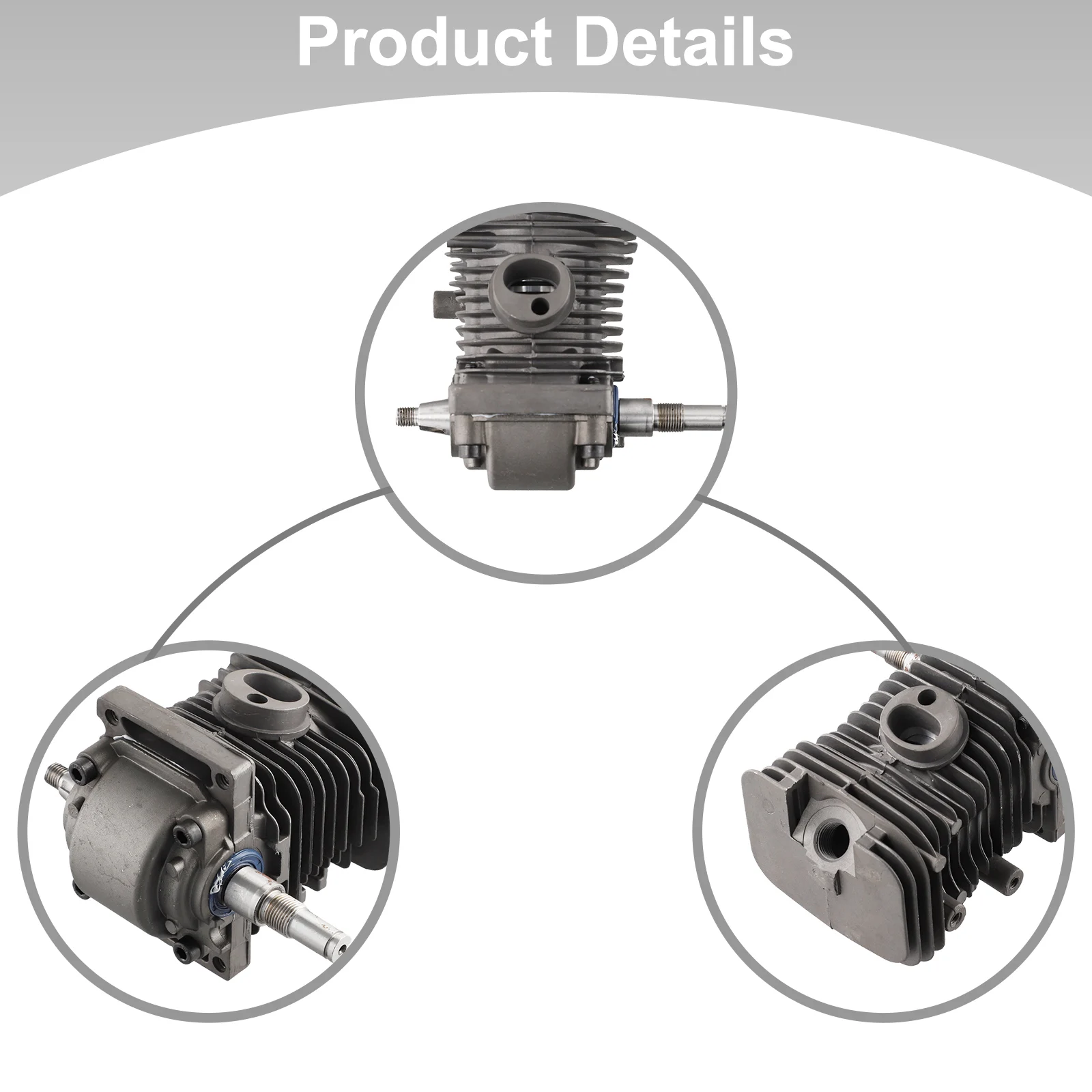 

Chainsaw Parts Engine Kit Replacement Accessories 38mm Crankshaft Kits Cylinder Piston Electric Saw Parts High Quality