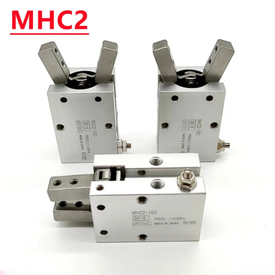 

MHC2 10D 16D 20D 25D 32D Double Acting Pneumatic Gripper SMC Type Angular Style Aluminium Clamps Air Cylinder Manufacturers