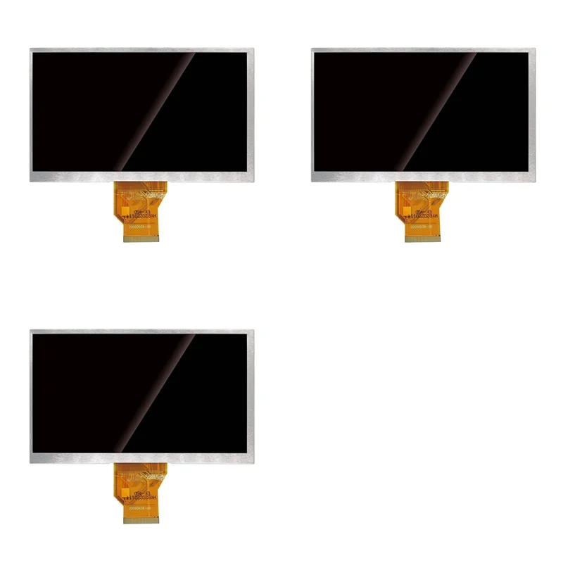 3 шт. 7-дюймовый TTL 50-контактный 7DD1 + 1 20000938-30 подходит для AT070TN90 AT070TN92 V.X ЖК-экран (толщина 3,5 мм)