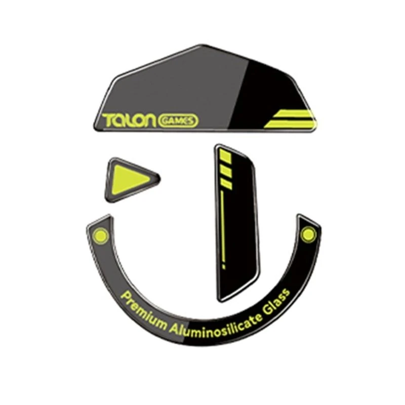 

1Set 0.8mm TALONGAMES Glass Mouse Feet Pedal for G502 Wireless Mouse Glides Curved Edge Mouse Skates Sticker best sale