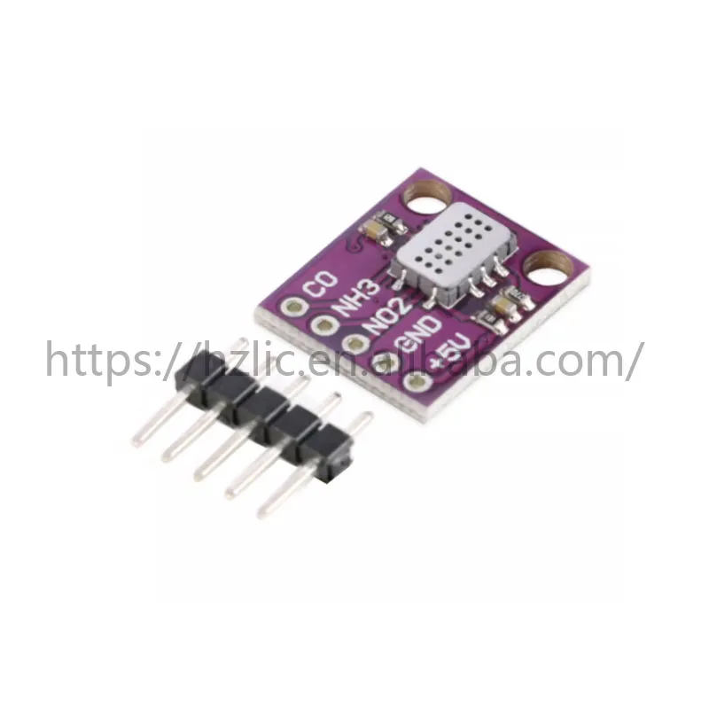 The air quality gas sensor module detects CO VOC NH3 nitrogen oxide compound MICS-6814