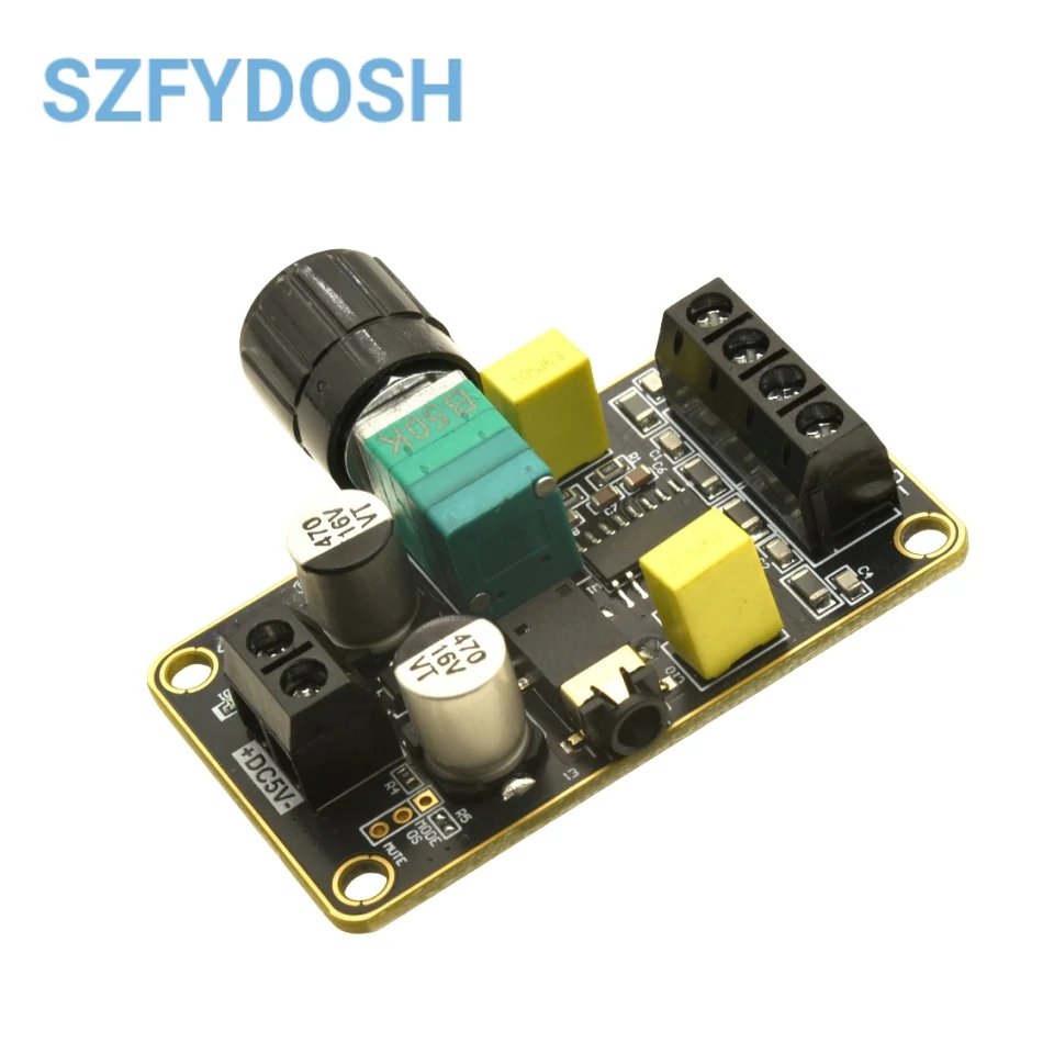 PAM8406 DC5V ستيريو مضخم رقمي مجلس 5Wx2 ثنائي القناة وحدة مكبر صوت