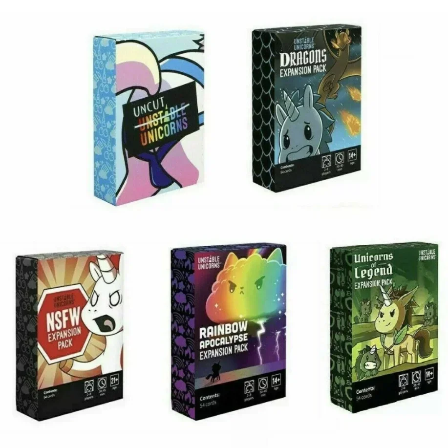 Unicorns game card Explode Board Game Original Imploding barking Streaking card Kitten Bears VS Babies card game